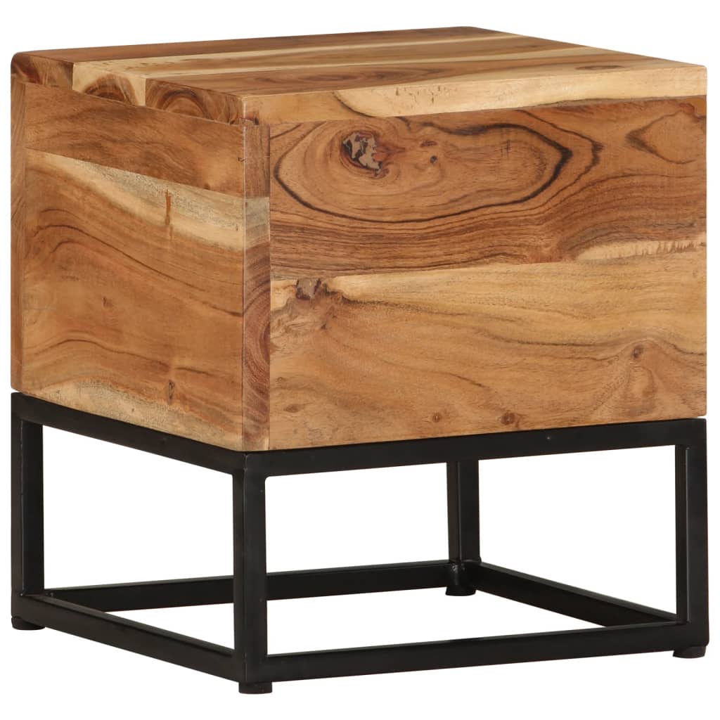 Side Table 30x30x33 cm Solid Acacia Wood