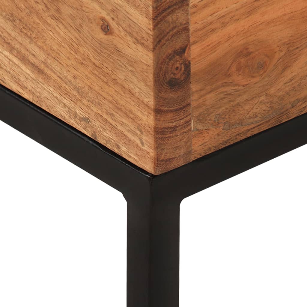 Side Table 30x30x33 cm Solid Acacia Wood