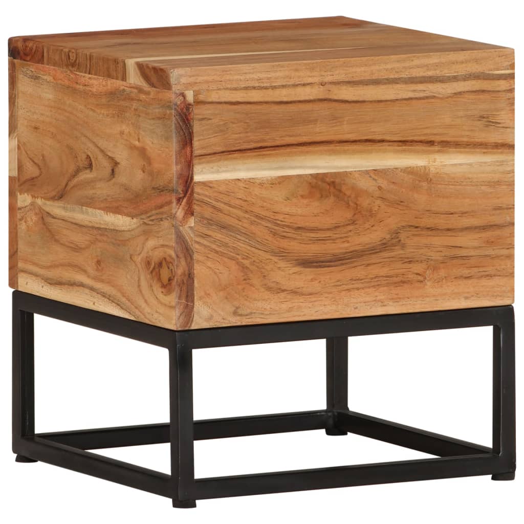 Side Table 30x30x33 cm Solid Acacia Wood