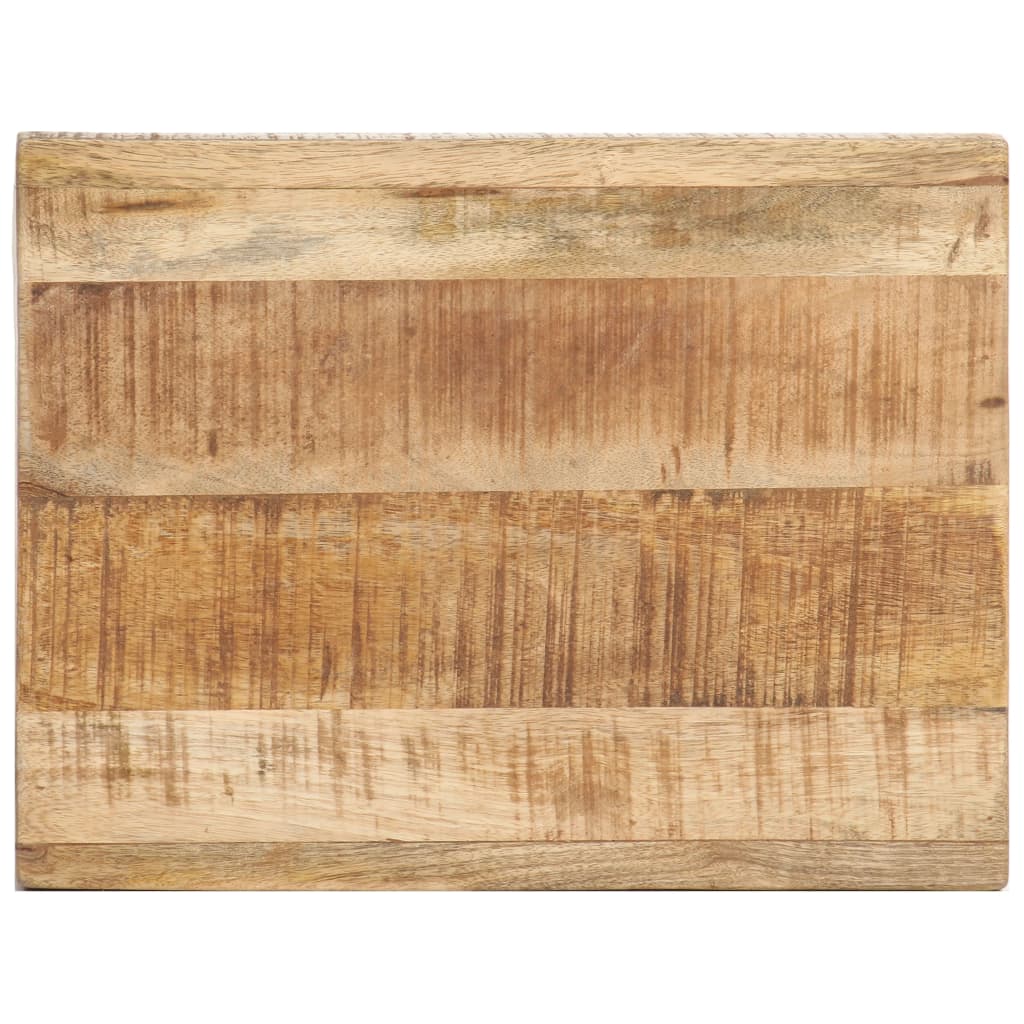 Side Table 40x30x50 cm Solid Rough Mango Wood