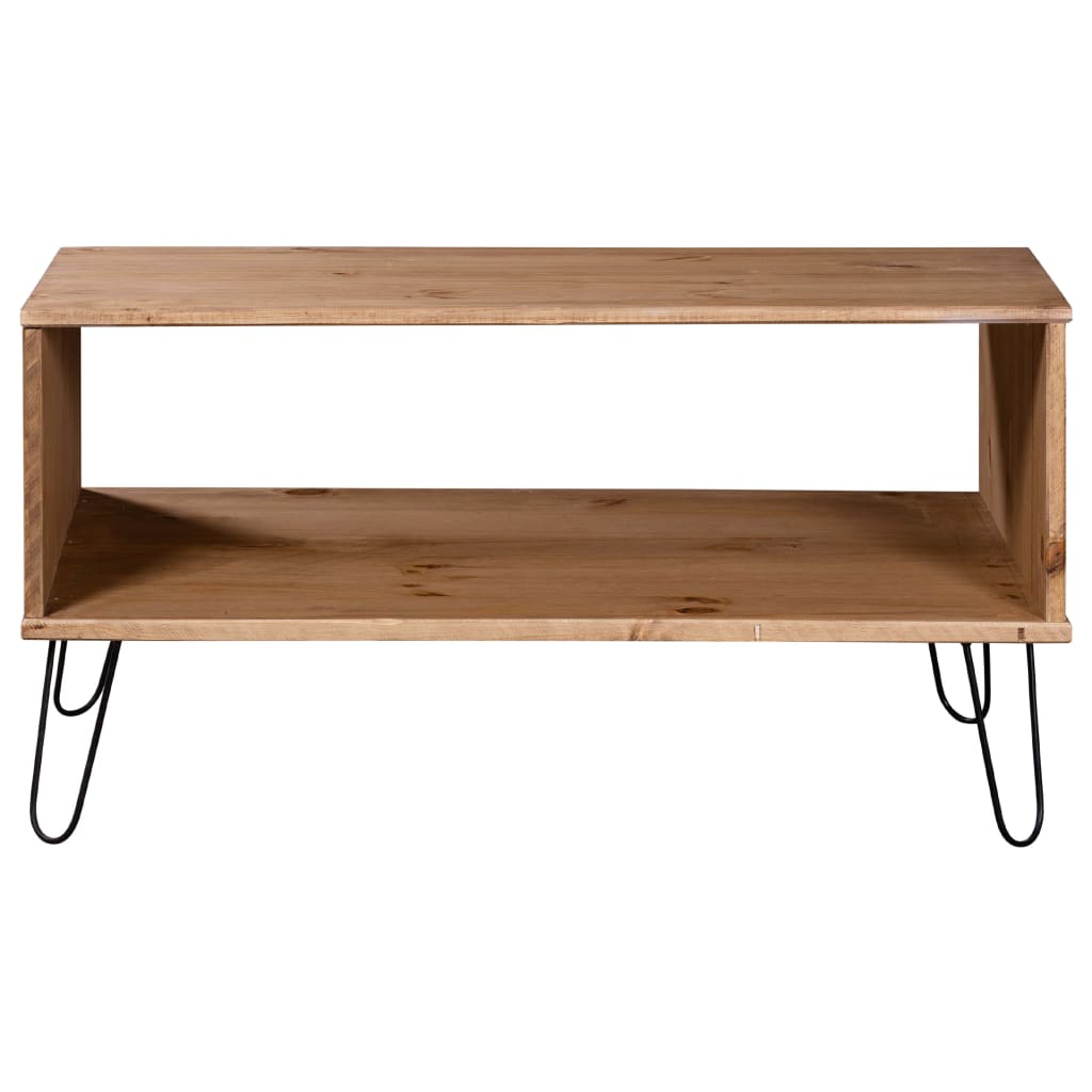 Coffee Table New York Light Wood Solid Pine Wood