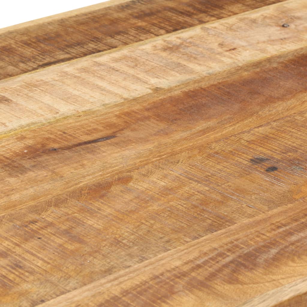 Dining Table 140x70x75 cm Solid Rough Mango Wood