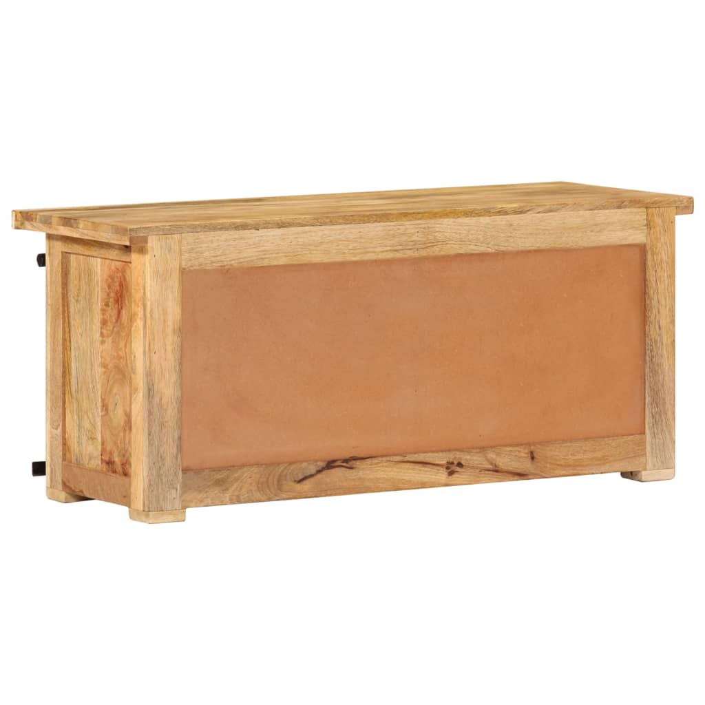 TV Cabinet 90x35x40 cm Solid Mango Wood