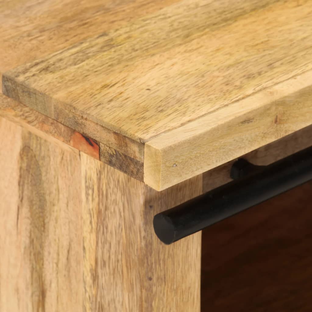TV Cabinet 90x35x40 cm Solid Mango Wood