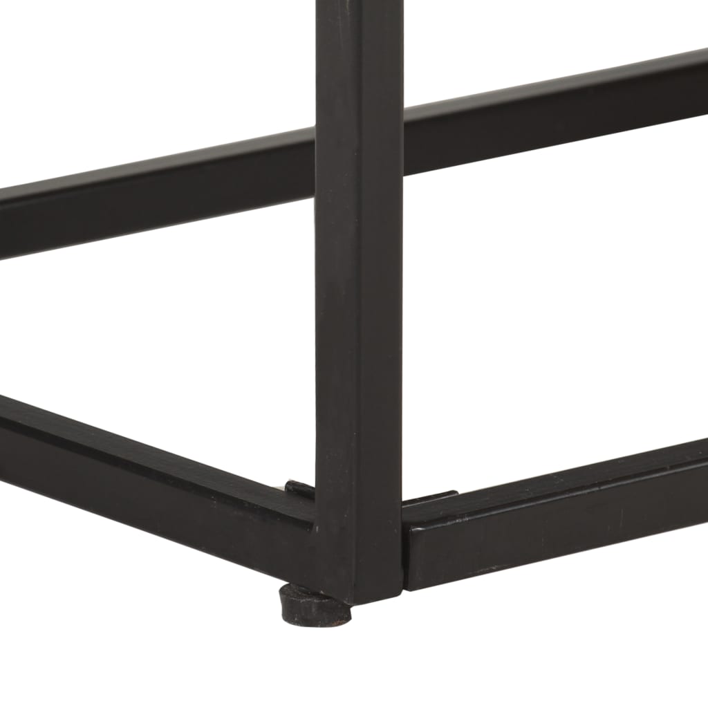 TV Cabinet 130x30x45 cm Rough Mango Wood