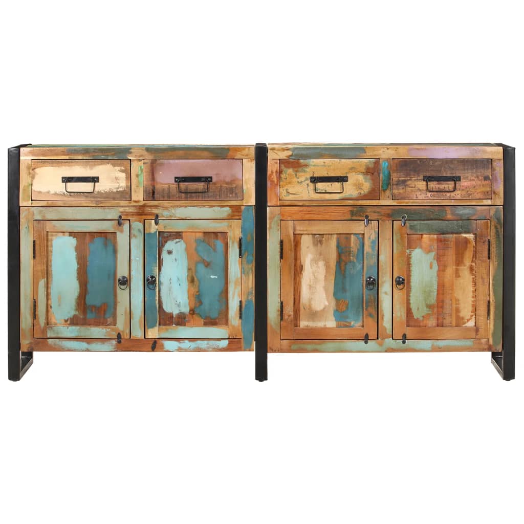 Sideboard 172x35x80 cm Solid Reclaimed Wood