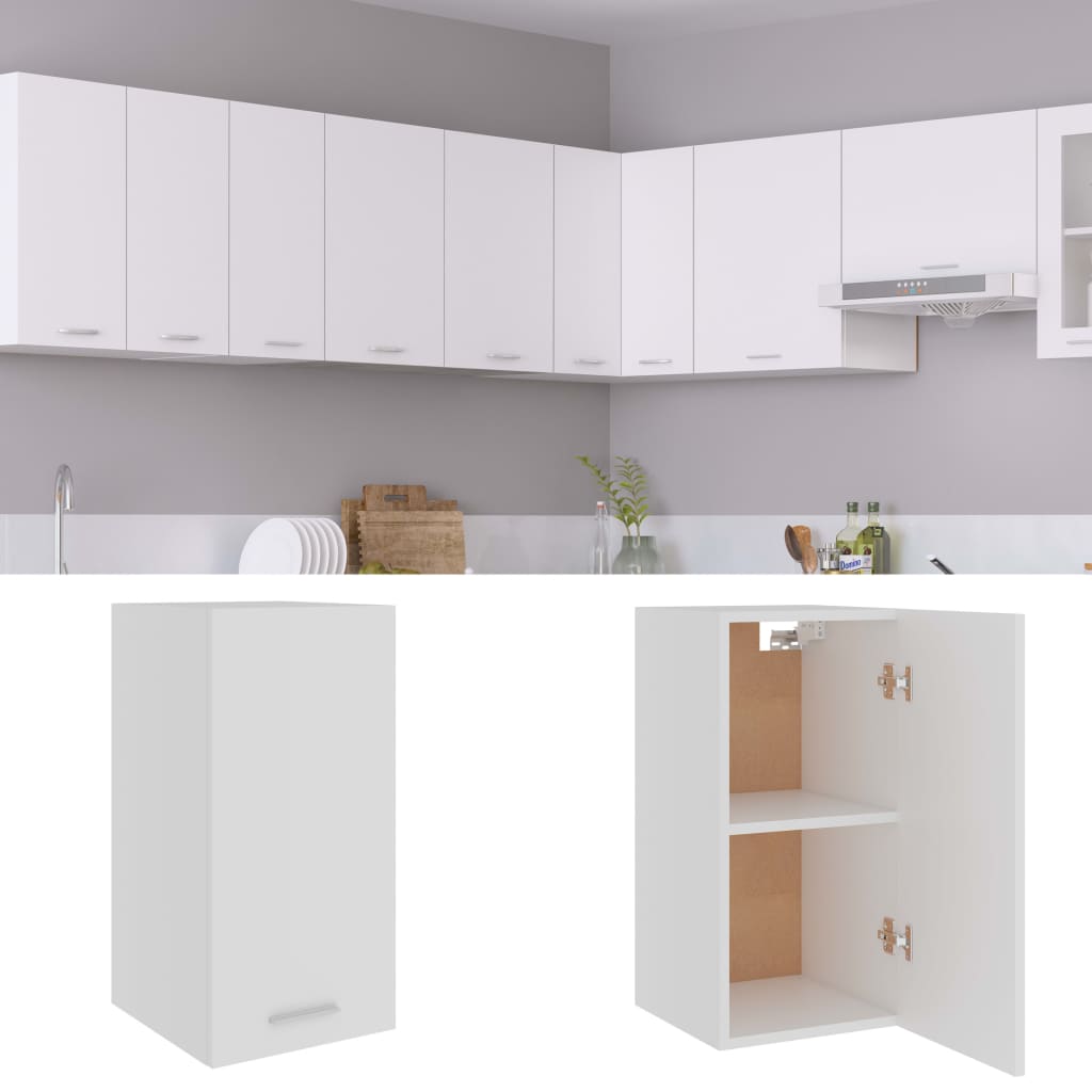 Hanging Cabinet Lyon White 29.5x31x60 cm Engineered Wood