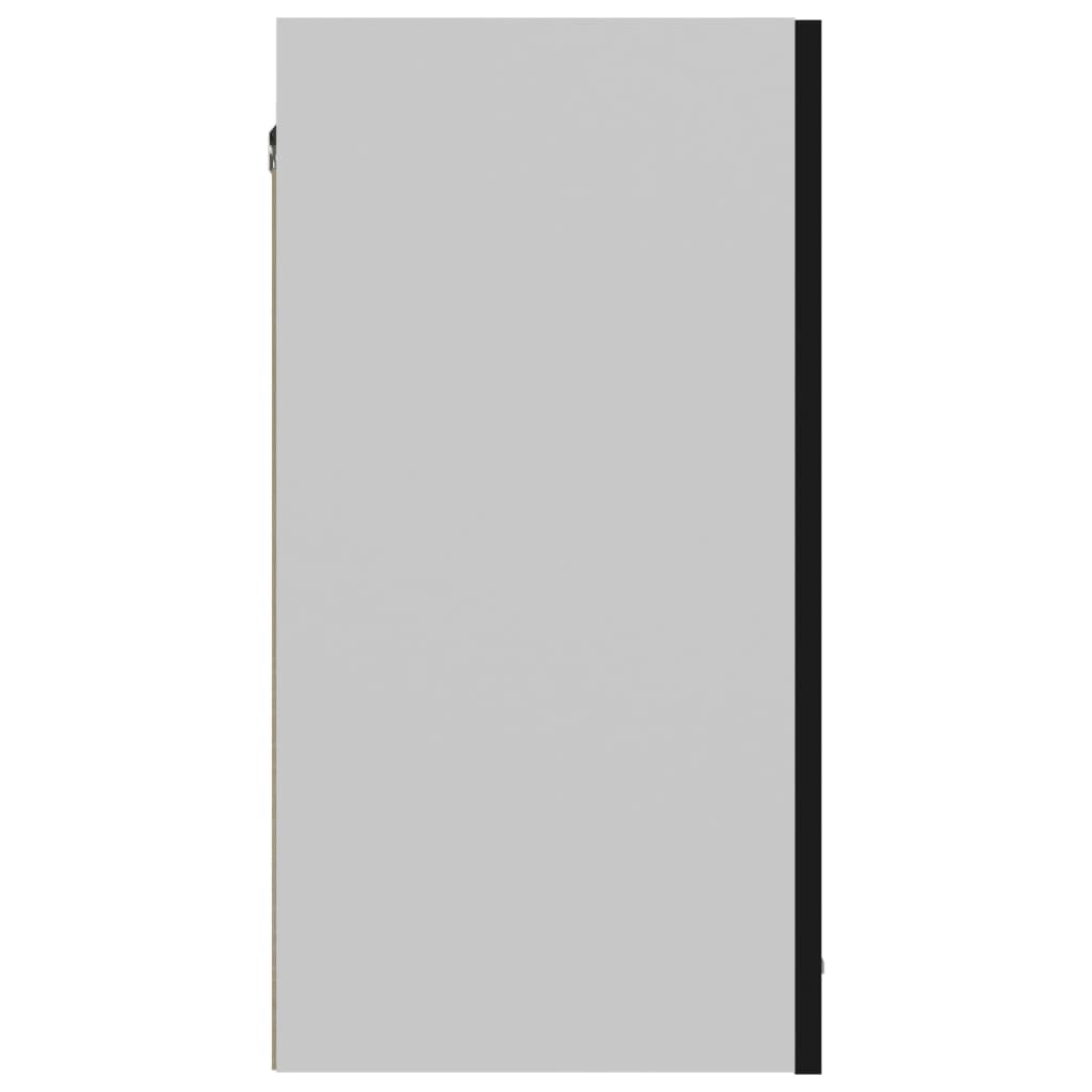Hanging Cabinet Black 60x31x60 cm Engineered Wood