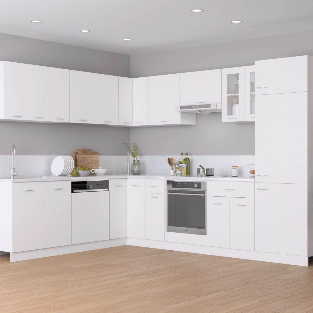 Oven Cabinet Riga White 60x46x81.5 cm Engineered Wood