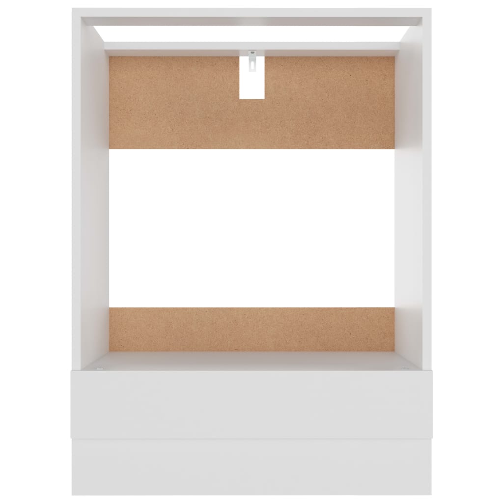 Oven Cabinet Riga White 60x46x81.5 cm Engineered Wood