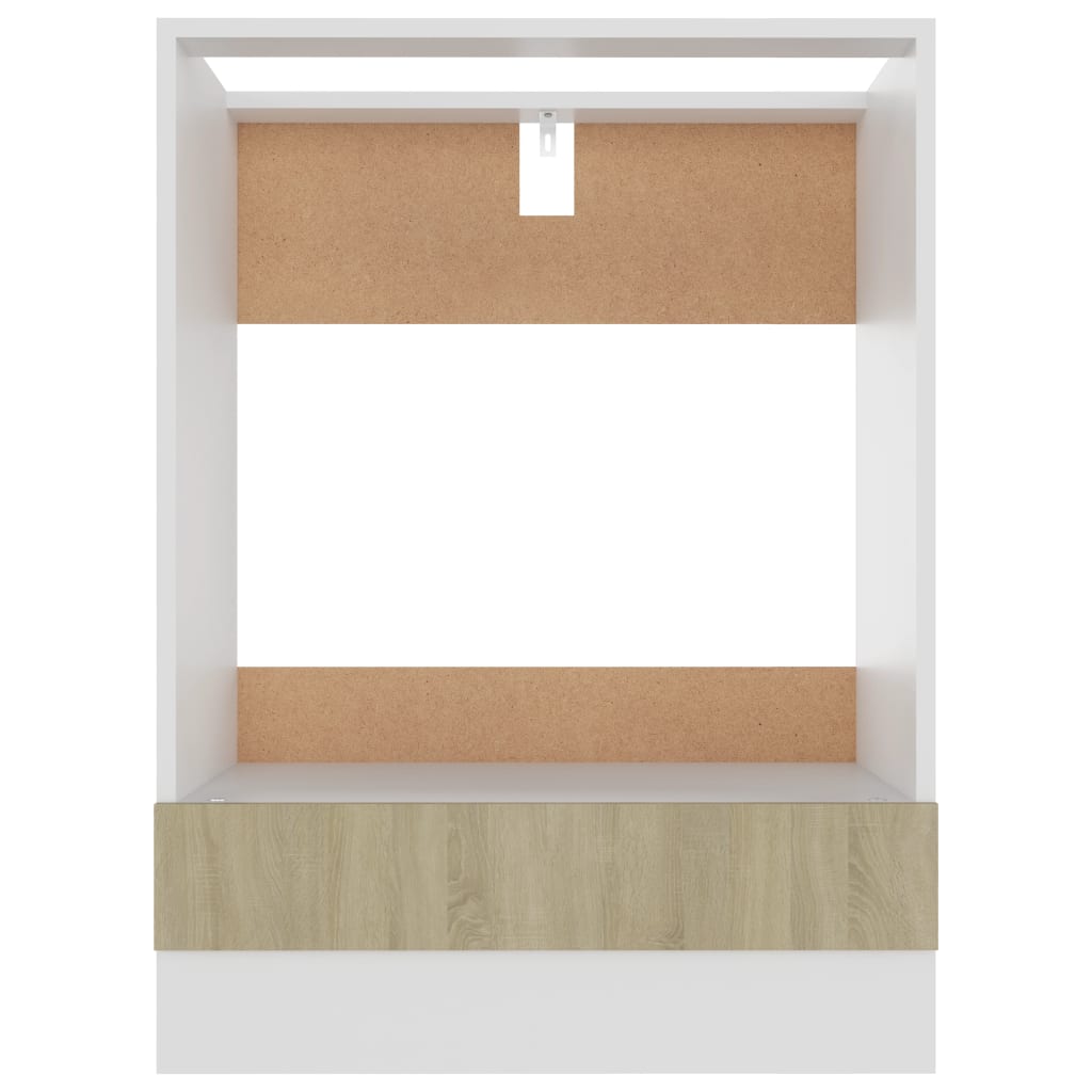 Oven Cabinet Sonoma Oak 60x46x81.5 cm Engineered Wood