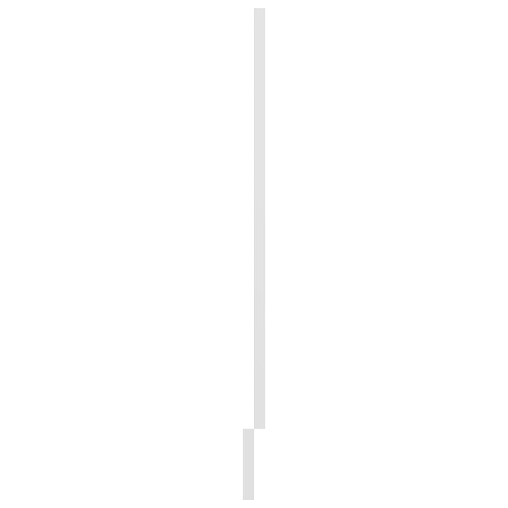 Dishwasher Panel High Gloss White 45x3x67 cm Engineered Wood