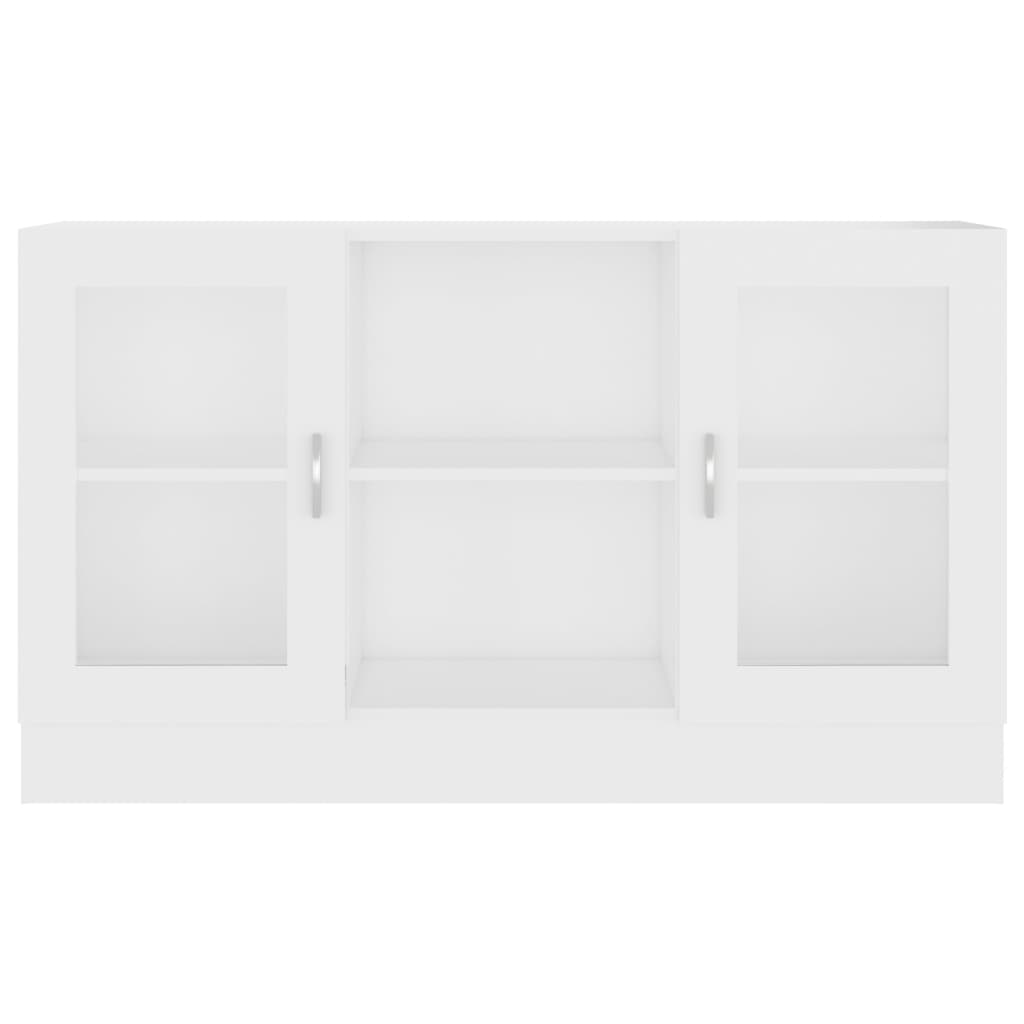 Modern Wooden Vitrine Storage Cabinet Unit With Glass Doors Glazed Display Wood