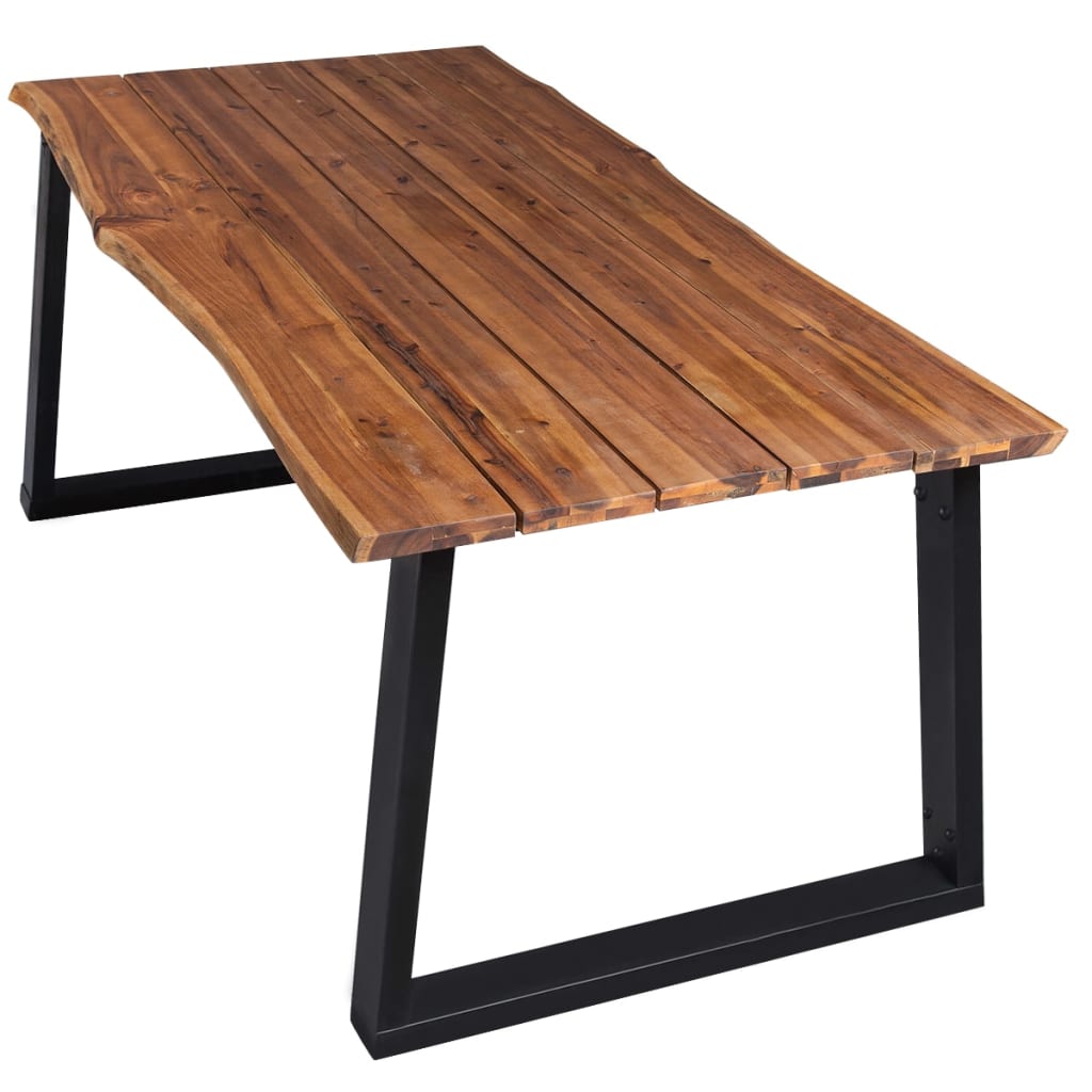 Dining Table 170x90x75 cm Solid Acacia Wood