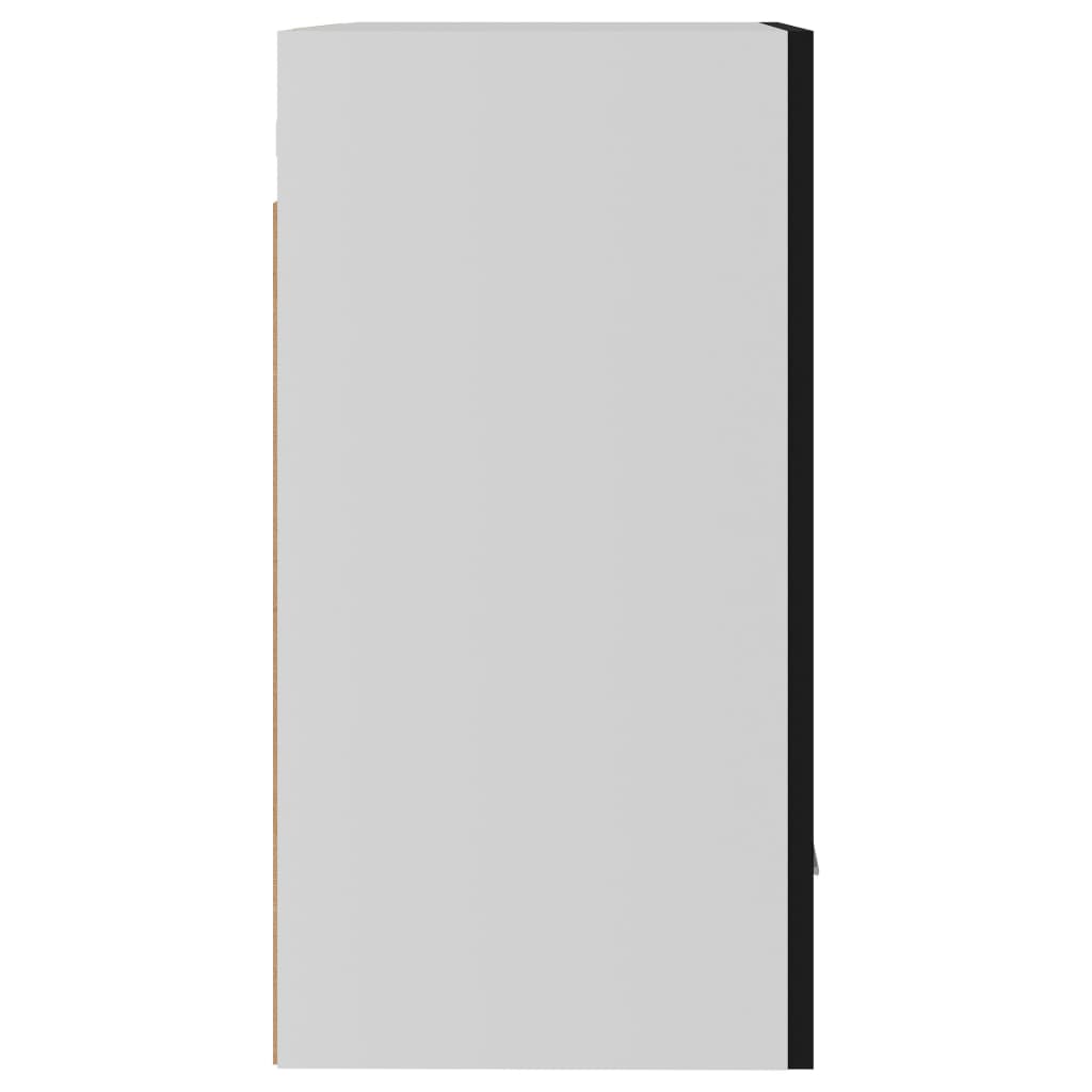 Hanging Cabinet Lyons 2 pcs Black 50x31x60 cm Engineered Wood