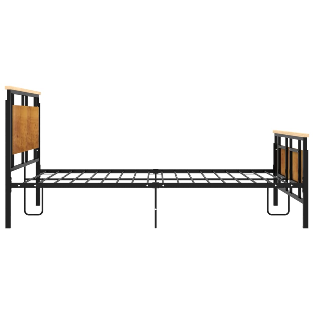 Bed Frame without Mattress Metal 140x200 cm