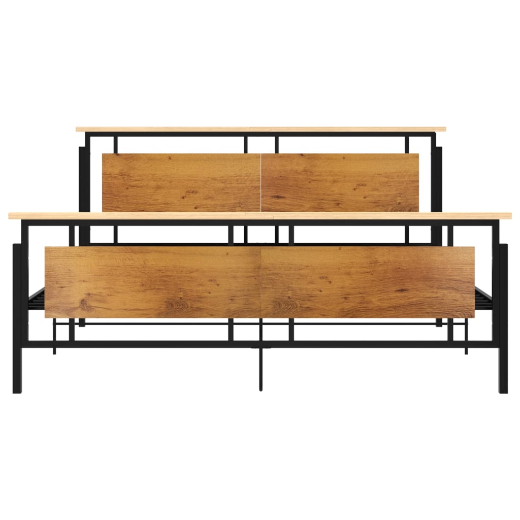 Bed Frame without Mattress Metal 180x200 cm Super King