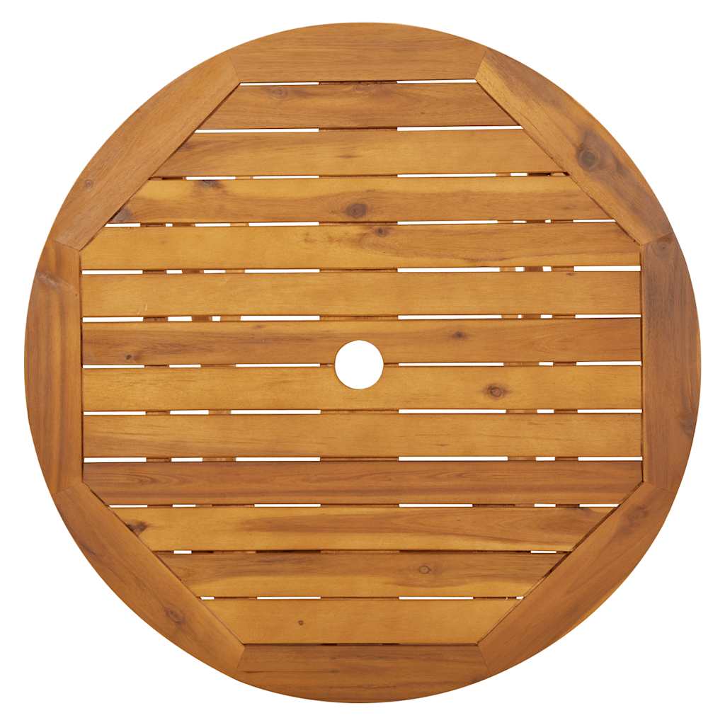 Outdoor Patio Wooden Folding Garden Dining Table Acacia Wood Tables Brown