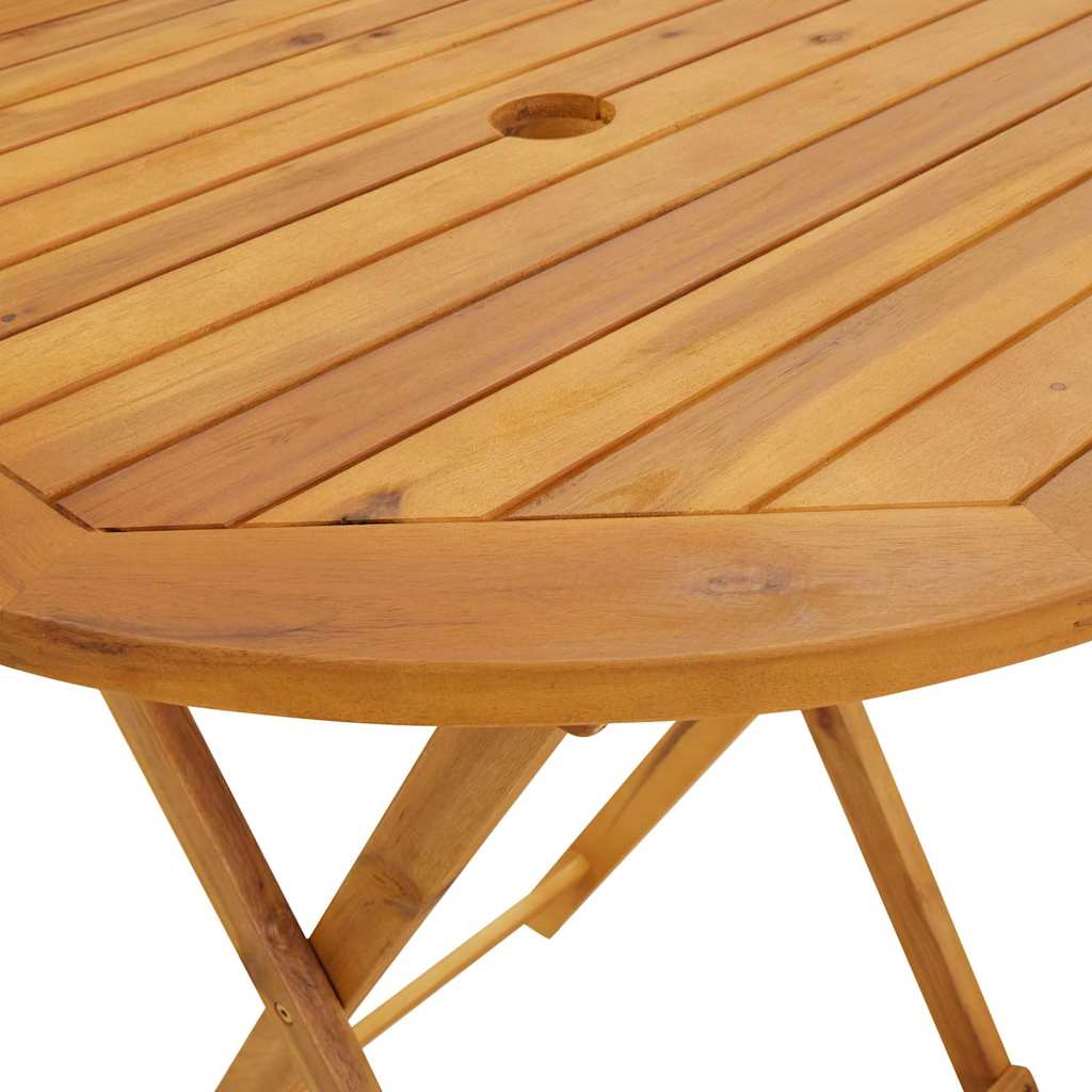 Outdoor Patio Wooden Folding Garden Dining Table Acacia Wood Tables Brown