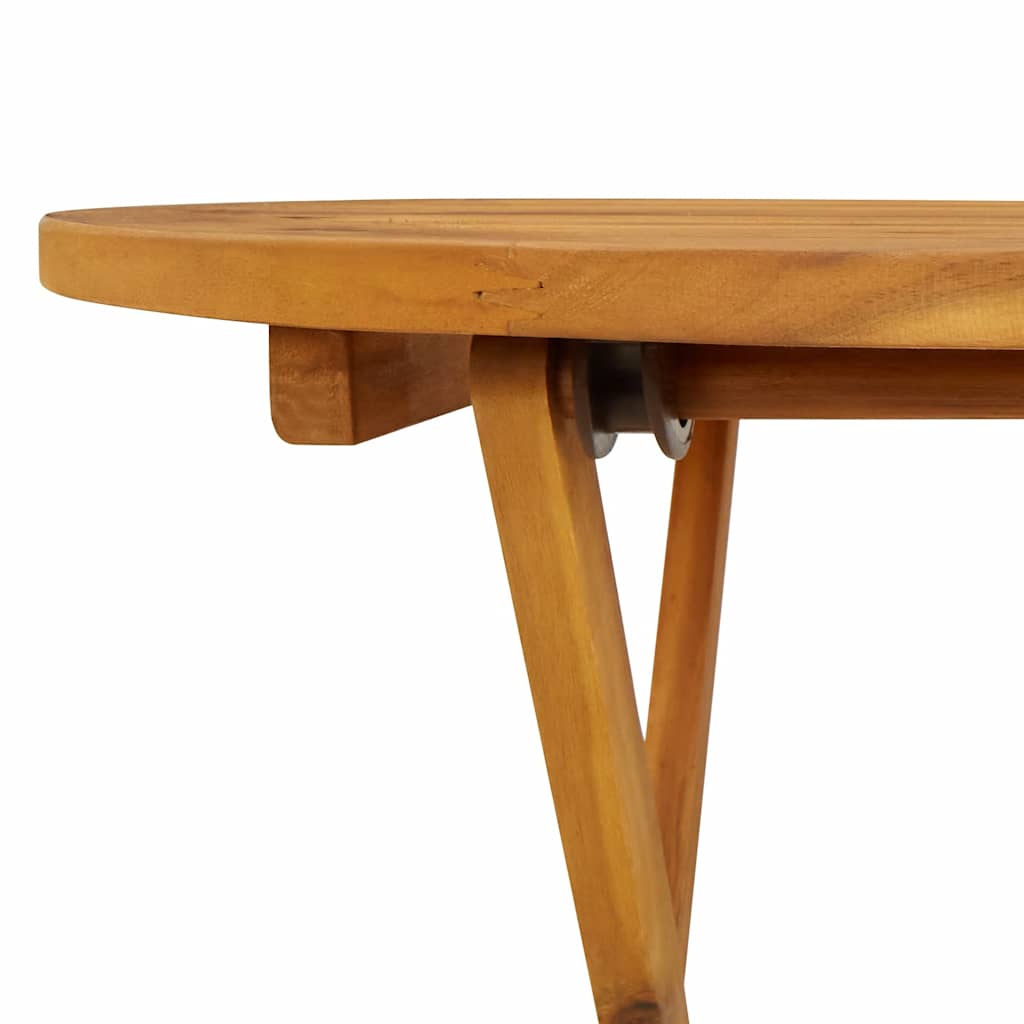 Outdoor Patio Wooden Folding Garden Dining Table Acacia Wood Tables Brown