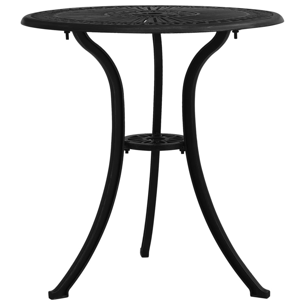 Outdoor Patio Cast Aluminium Round Dining Coffee Garden Table Outside Bistro Tables
