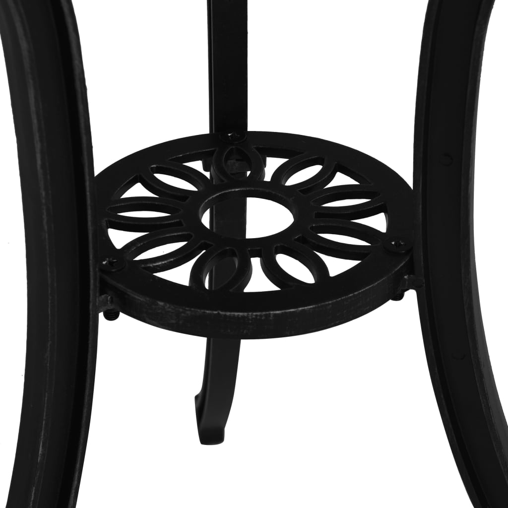 Outdoor Patio Cast Aluminium Round Dining Coffee Garden Table Outside Bistro Tables