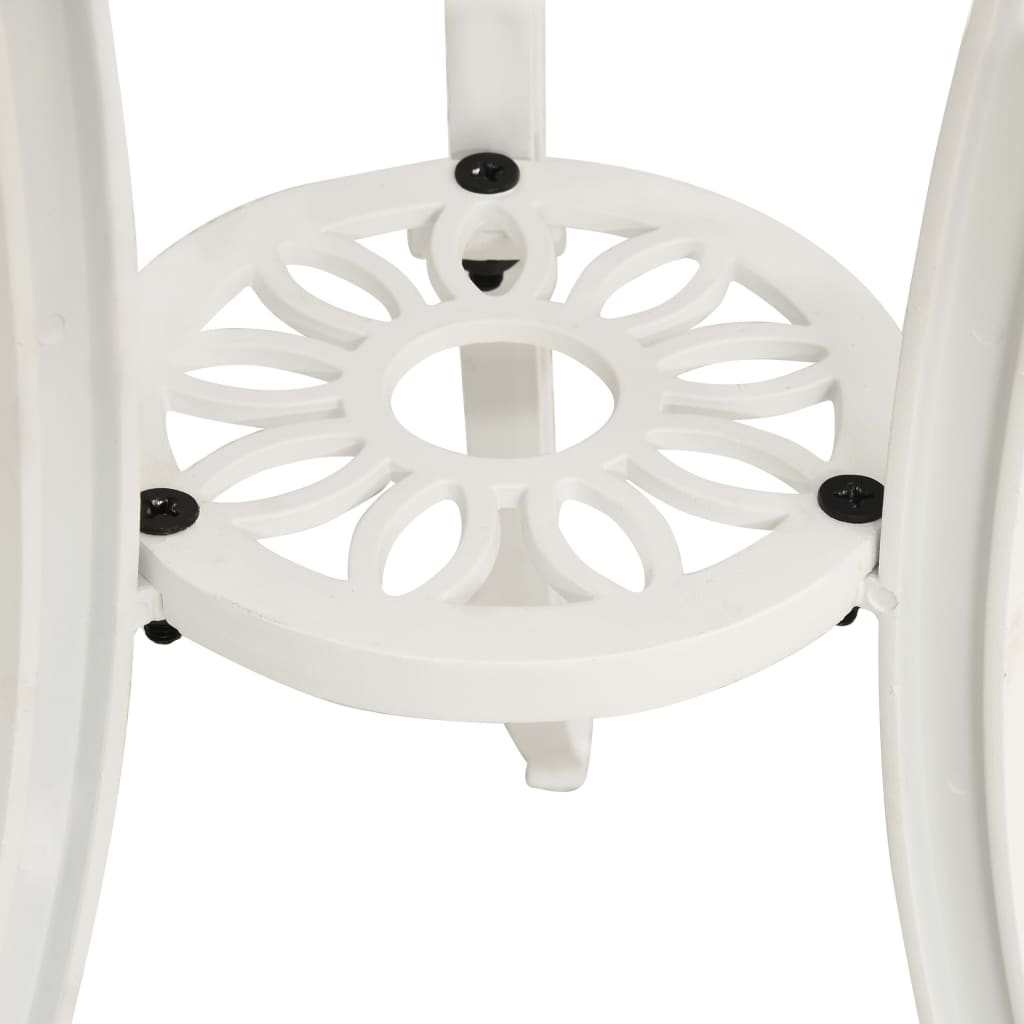 Outdoor Patio Cast Aluminium Round Dining Coffee Garden Table Outside Bistro Tables