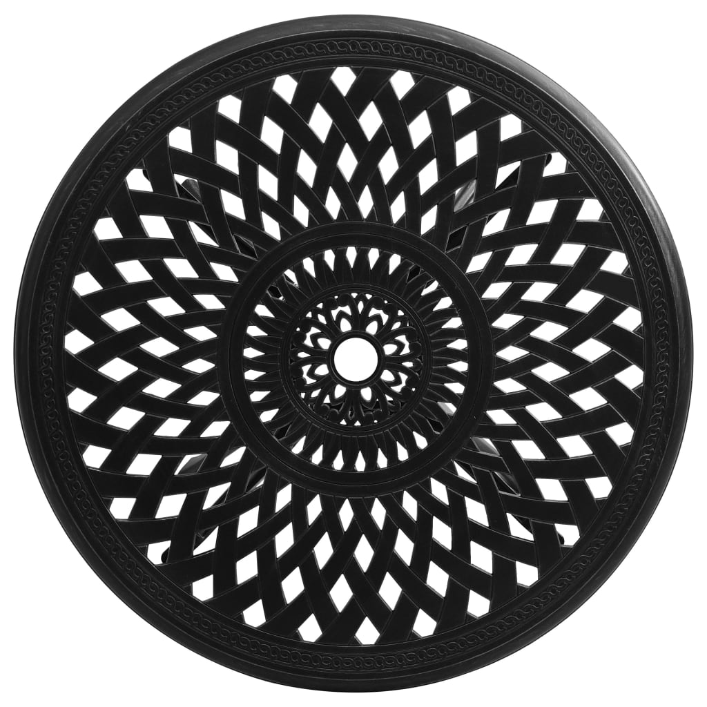 Outdoor Patio Cast Aluminium Round Garden Dining Table Outside Tables