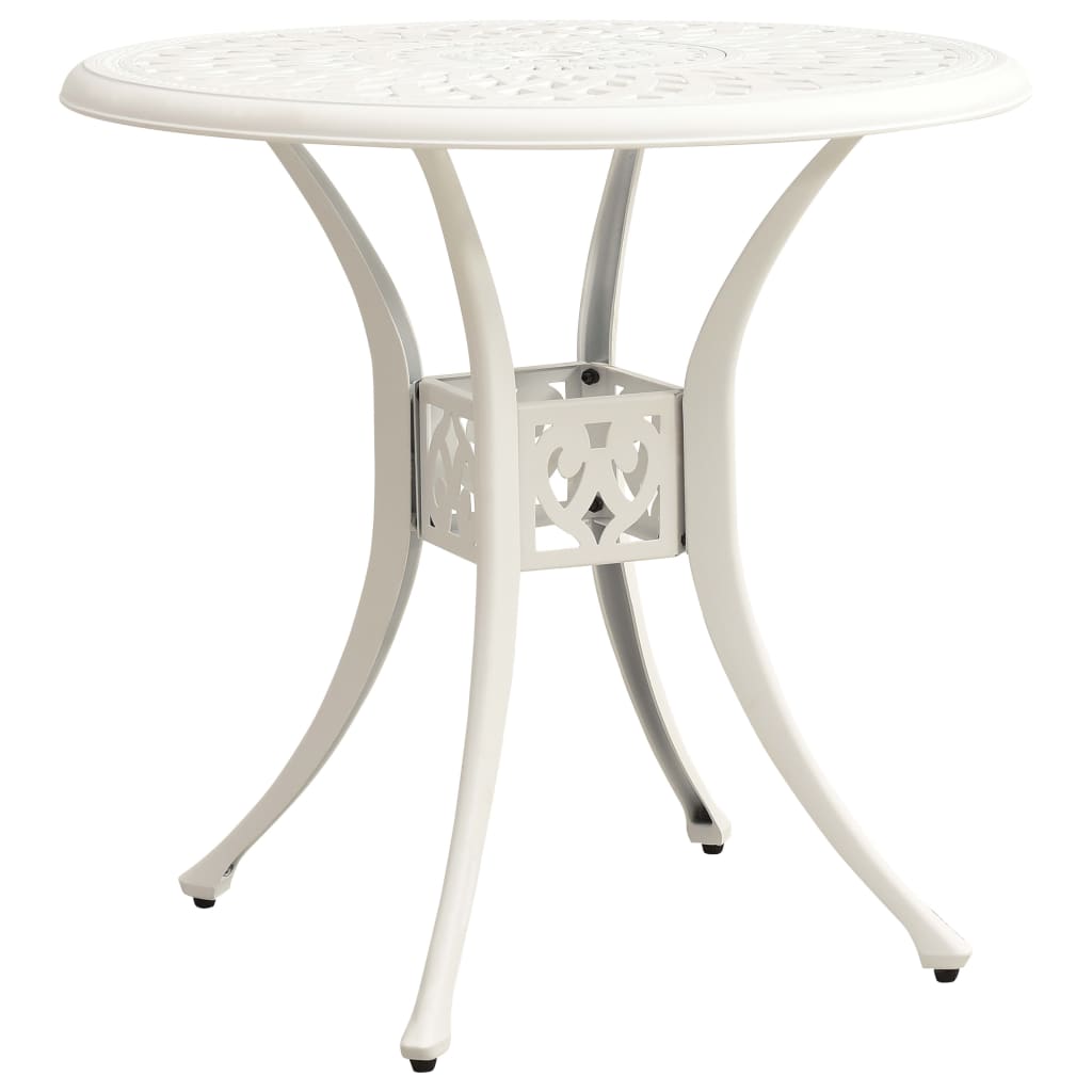 Outdoor Patio Cast Aluminium Round Garden Dining Table Outside Tables