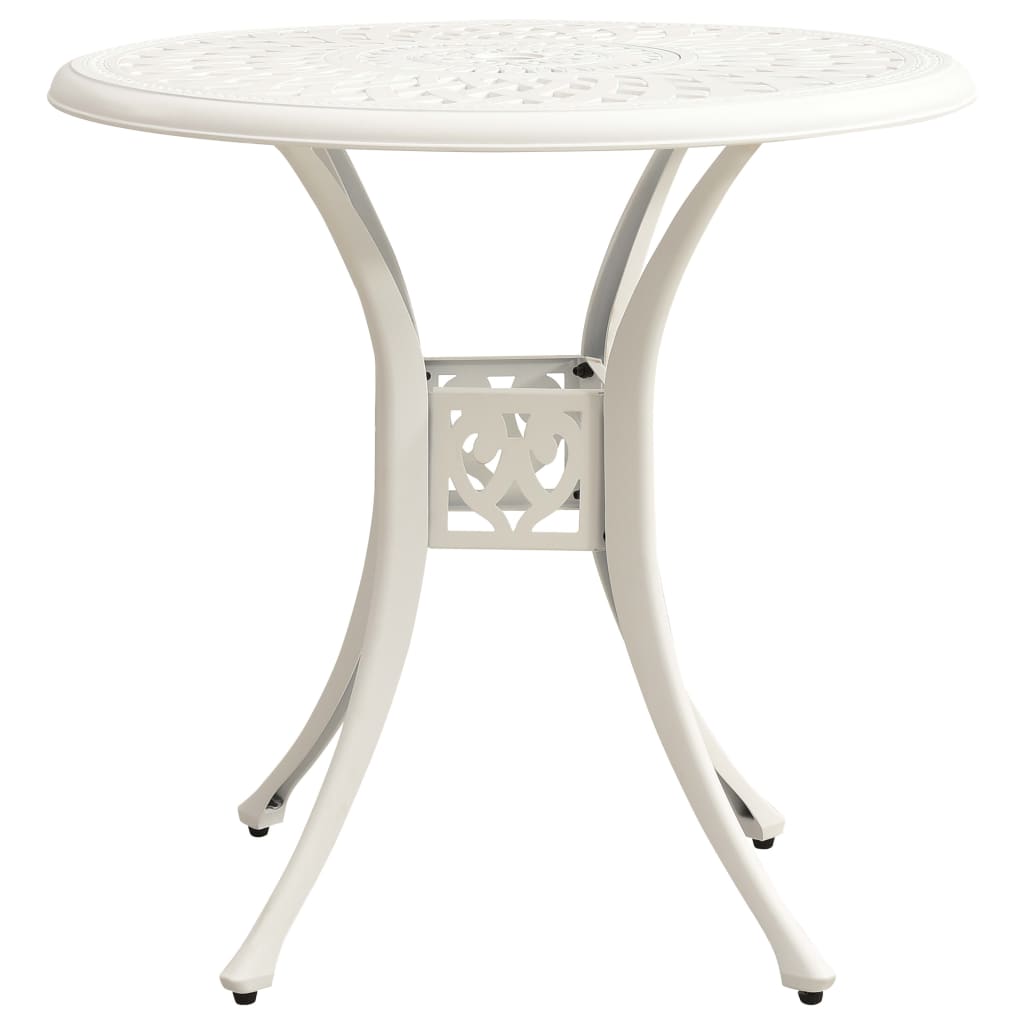 Outdoor Patio Cast Aluminium Round Garden Dining Table Outside Tables