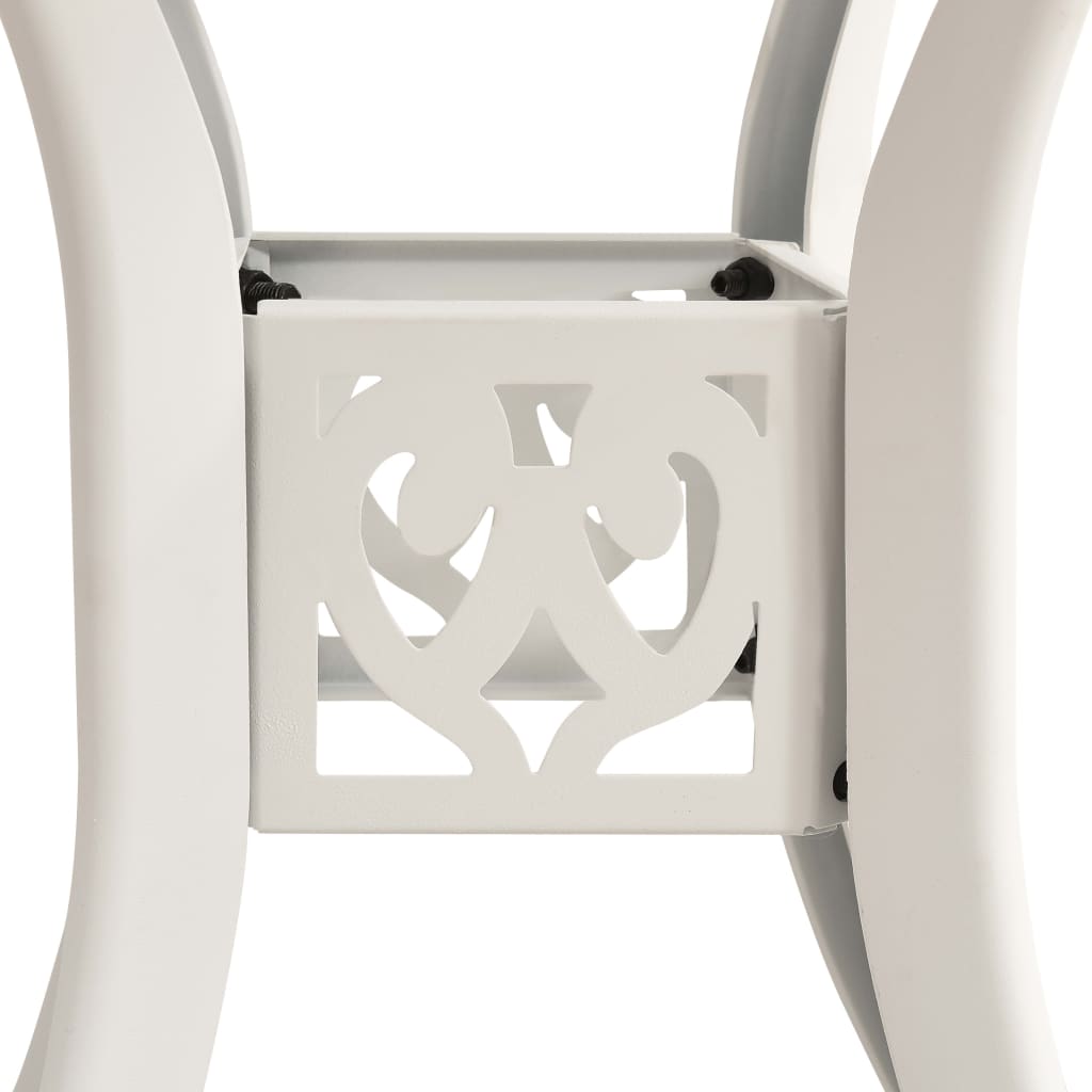 Outdoor Patio Cast Aluminium Round Garden Dining Table Outside Tables