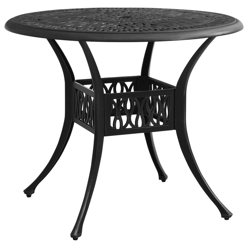 Outdoor Patio Cast Aluminium Round Garden Dining Table Outside Tables Antique