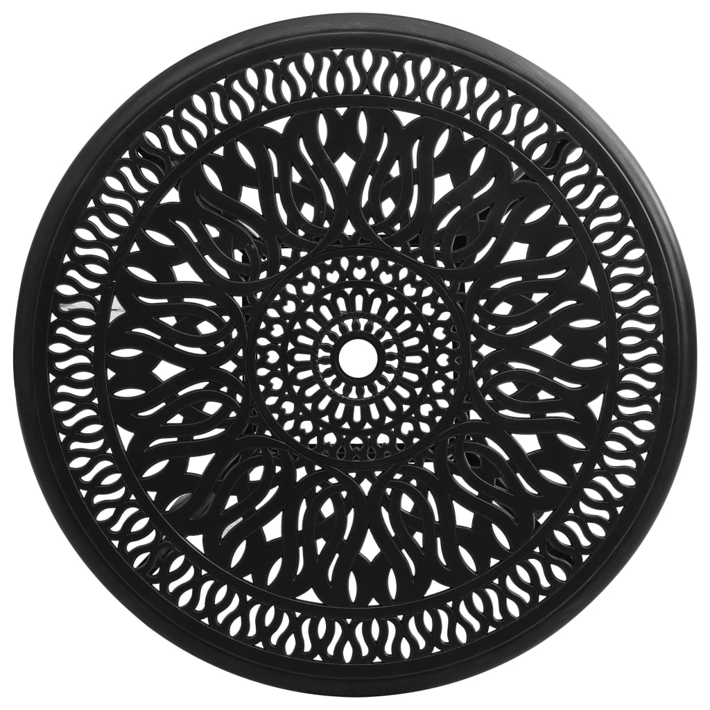 Outdoor Patio Cast Aluminium Round Garden Dining Table Outside Tables Antique
