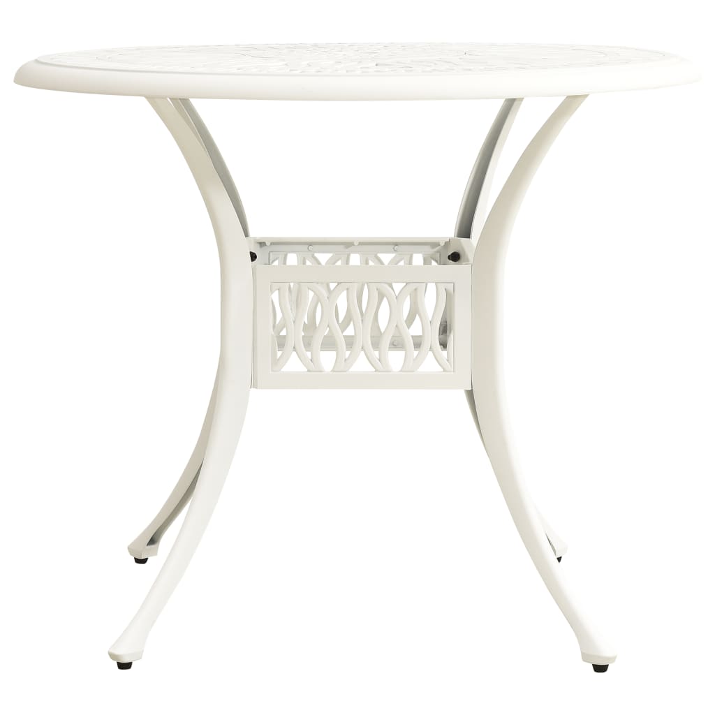 Outdoor Patio Cast Aluminium Round Garden Dining Table Outside Tables Antique