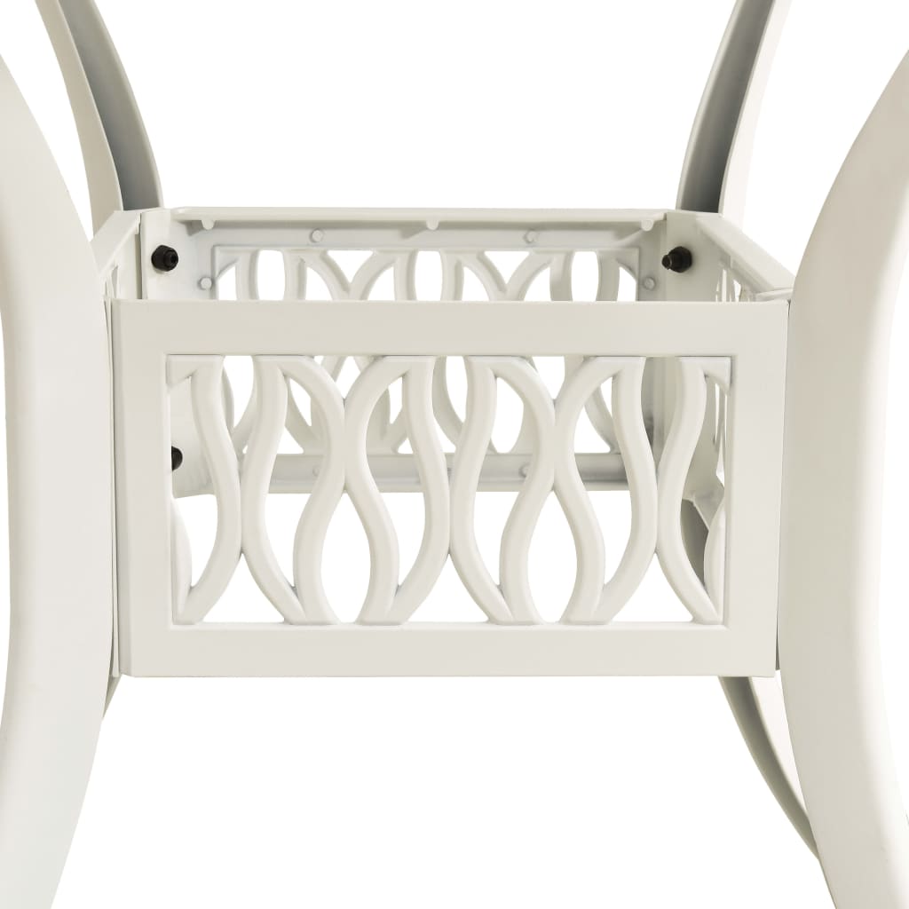 Outdoor Patio Cast Aluminium Round Garden Dining Table Outside Tables Antique