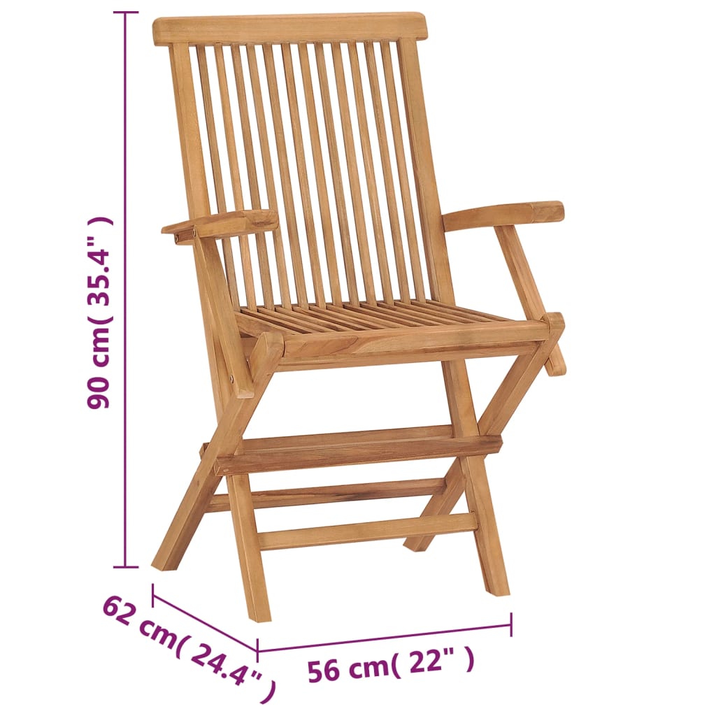 Outdoor Patio Wooden Foldable Garden Chairs Set Folding Wood Chair 2 3 4 6 8 pcs