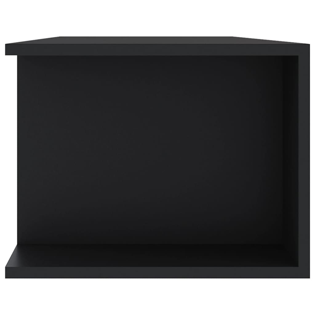 Modern Wooden TV Tele Stand Media Unit Cabinet With LED Lights & Storage Shelves