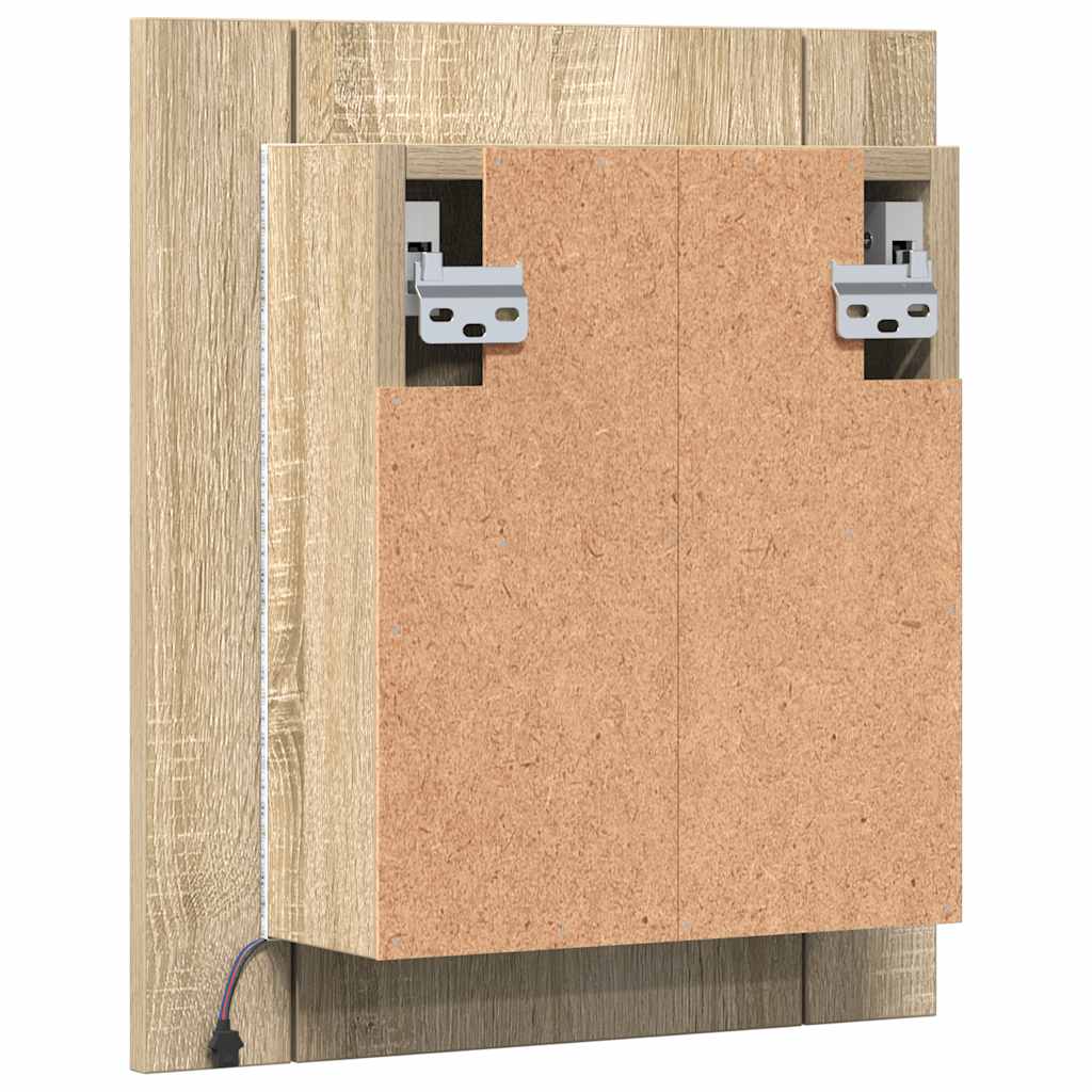 Led Bathroom Mirror Cabinet 40X12X45 Cm Acrylic