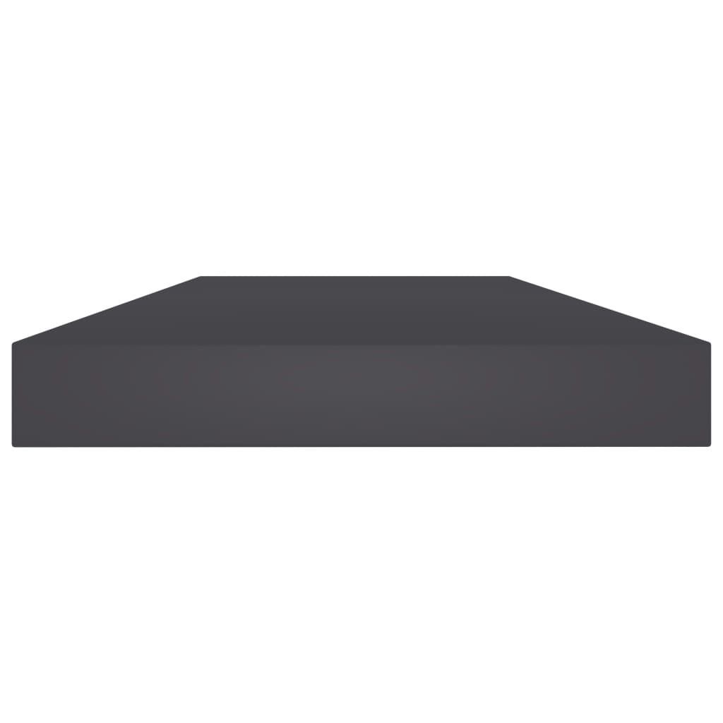 Bookshelf Boards 4 pcs Grey 40x10x1.5 cm Engineered Wood