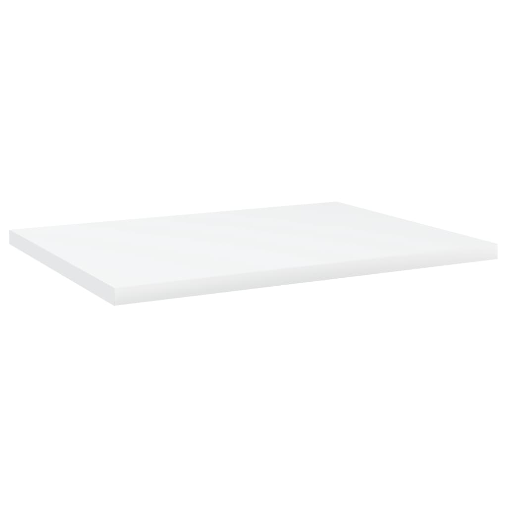Bookshelf Boards 4 pcs White 40x30x1.5 cm Engineered Wood
