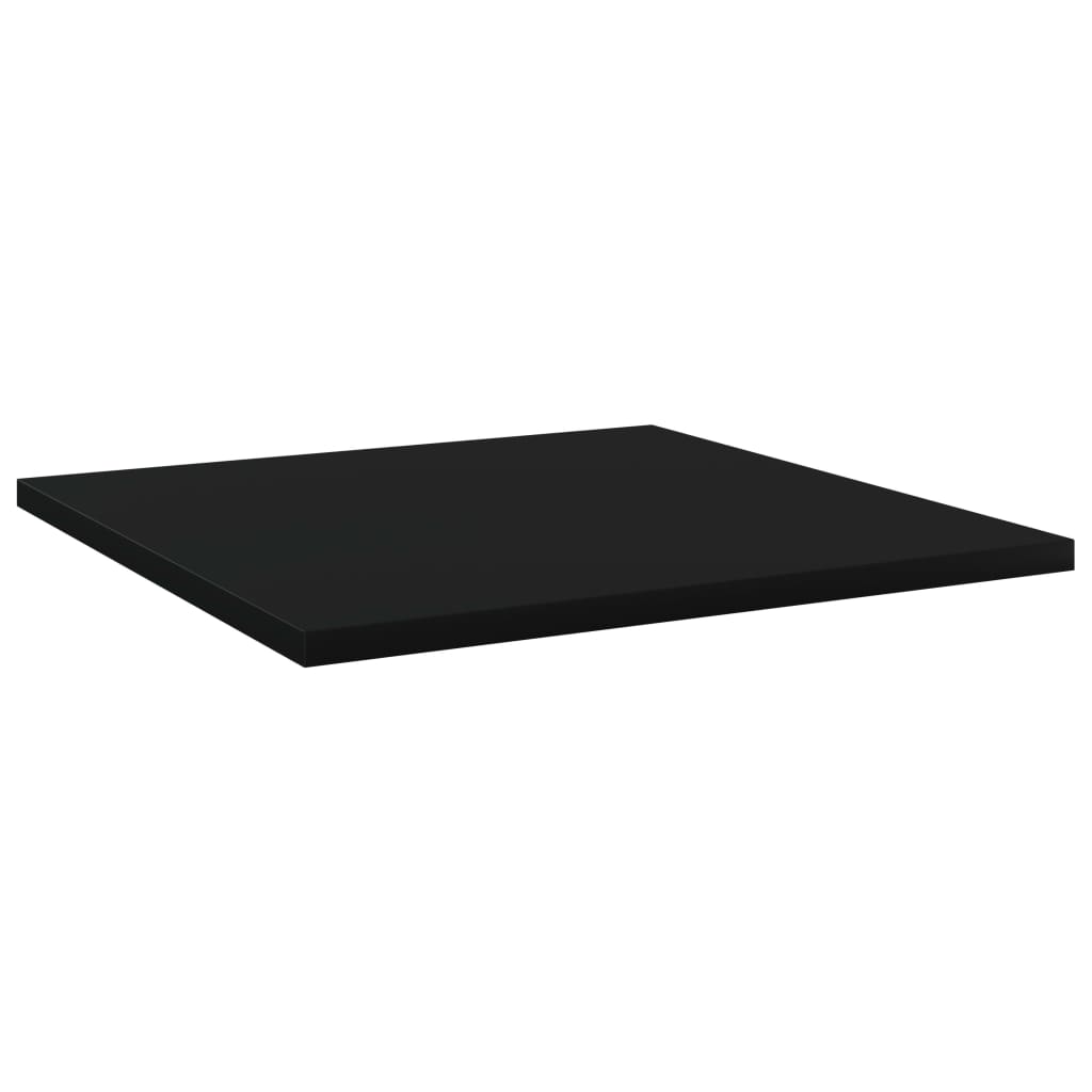 Bookshelf Boards 8 pcs Black 40x40x1.5 cm Engineered Wood