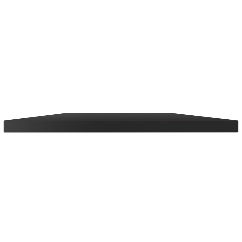 Bookshelf Boards 4 pcs High Gloss Black 40x40x1.5 cm Engineered Wood
