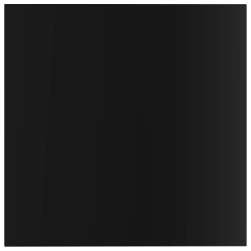 Bookshelf Boards 4 pcs High Gloss Black 40x40x1.5 cm Engineered Wood