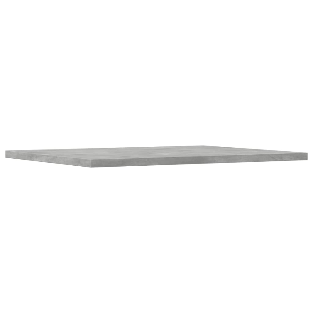 Bookshelf Boards 8 pcs Concrete Grey 40x50x1.5 cm Engineered Wood
