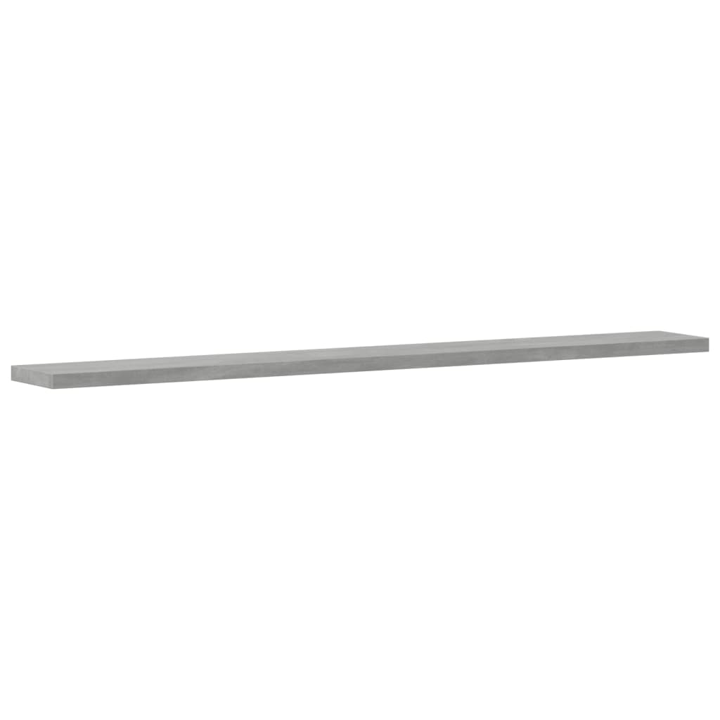 Bookshelf Boards 8 pcs Concrete Grey 80x10x1.5 cm Engineered Wood