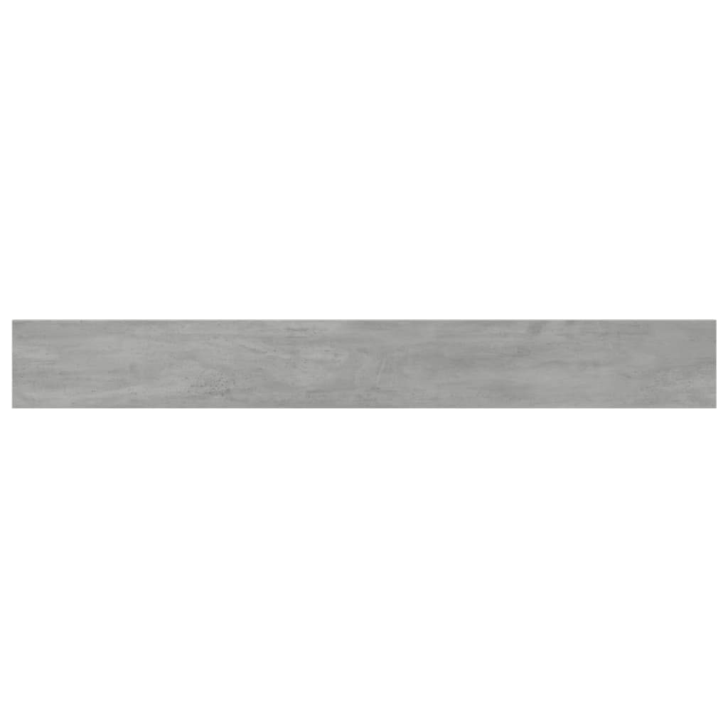 Bookshelf Boards 8 pcs Concrete Grey 80x10x1.5 cm Engineered Wood