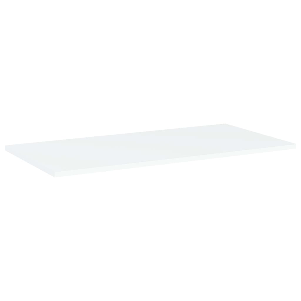 Bookshelf Boards 8 pcs White 80x40x1.5 cm Engineered Wood