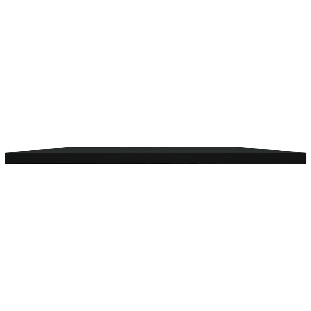 Bookshelf Boards 4 pcs Black 80x40x1.5 cm Engineered Wood