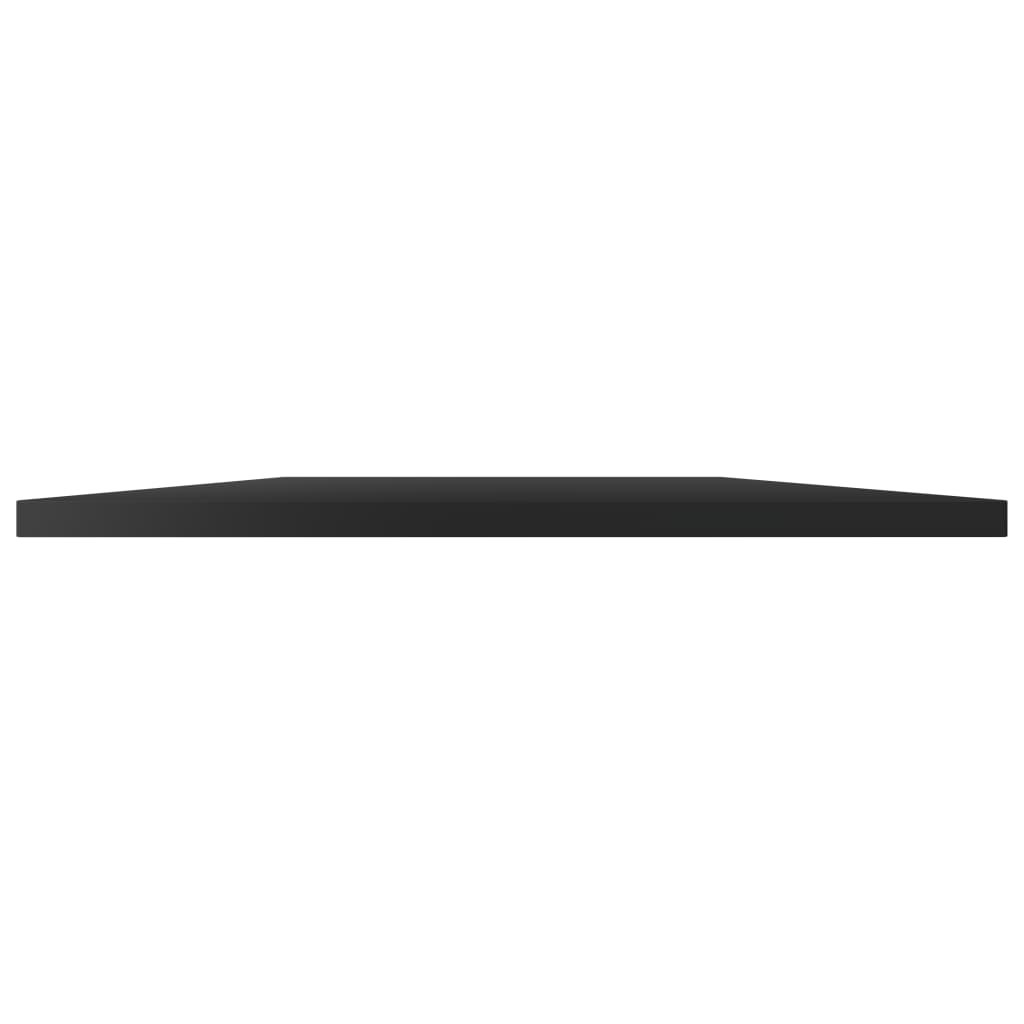 Bookshelf Boards 4 pcs High Gloss Black 80x40x1.5 cm Engineered Wood