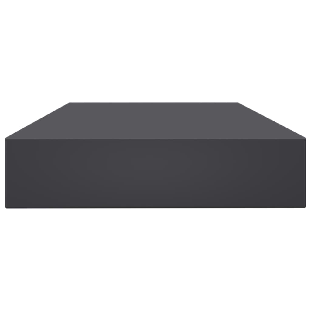 Bookshelf Boards 4 pcs Grey 100x10x1.5 cm Engineered Wood